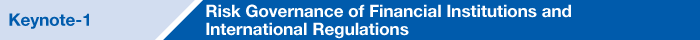 基調講演1:金融機関のリスクガバナンスと国際金融規制